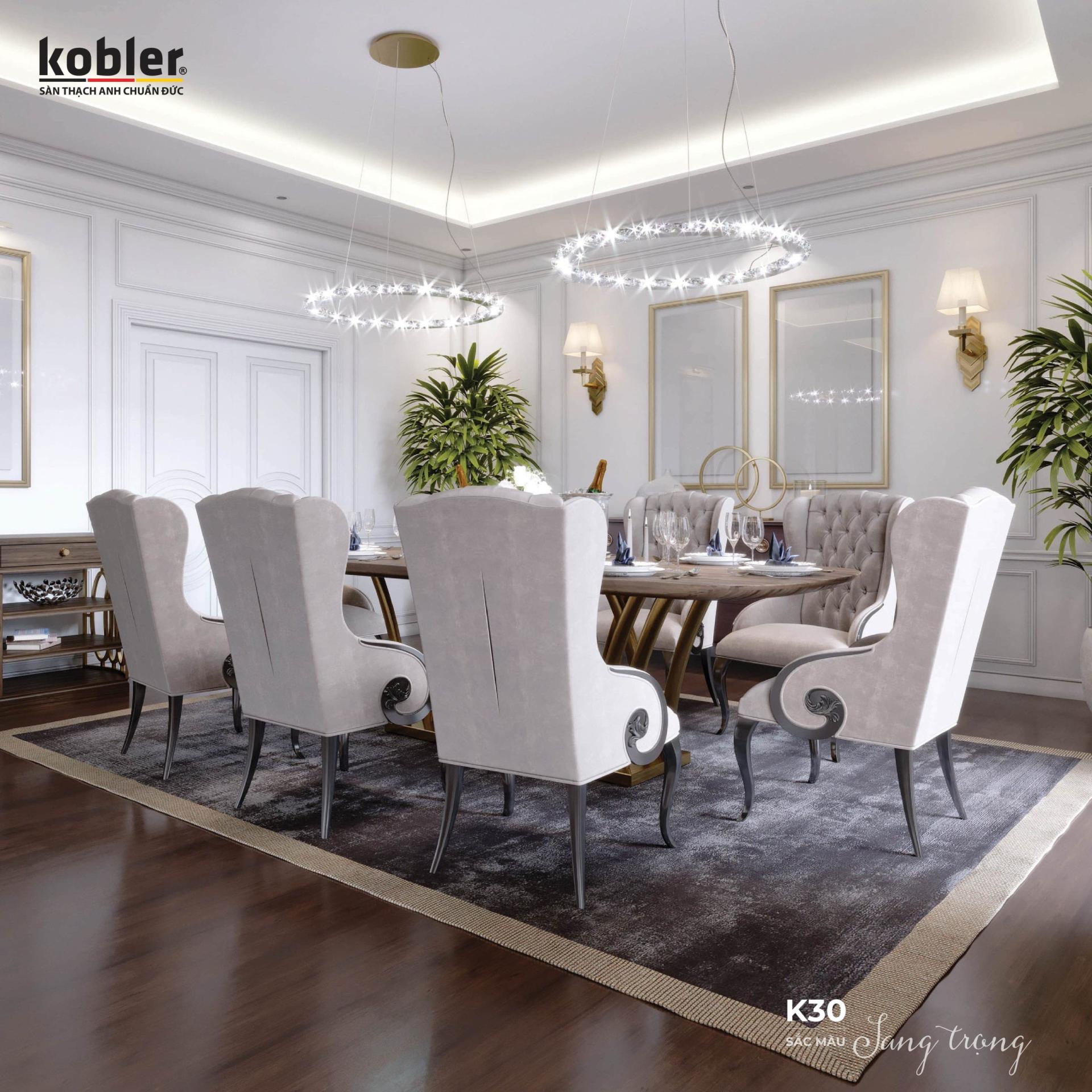 Sàn Kobler RX30 Ruby Xtreme màu nâu British Charm 1220x146x6mm